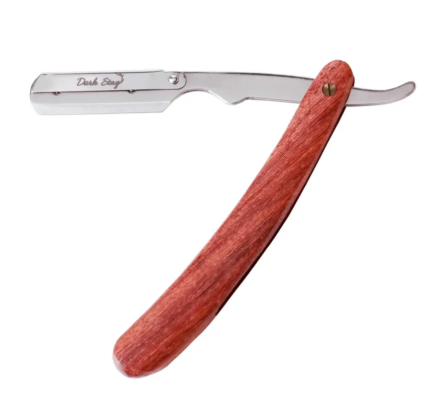 Wooden Handle Straight Razor