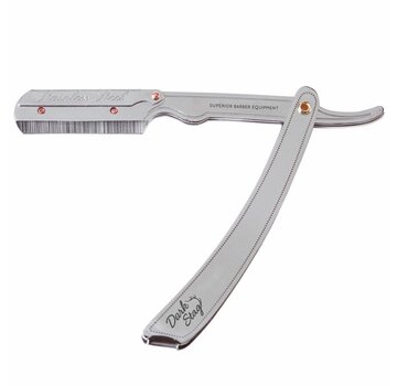 Dark Stag Handle Straight Razor