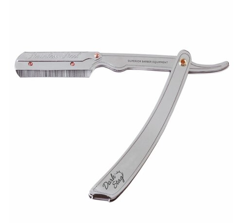 Dark Stag  Handle Straight Razor