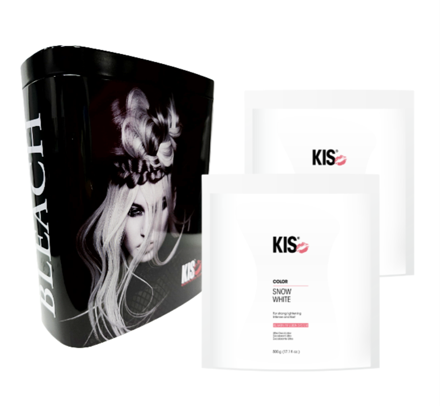 Snow White Bleach 500 Gr.  2 x met GRATIS Bewaarblik