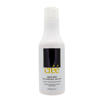 Créé Hair Magic Mud Black Toning Mask - Gray Effect 1000ml