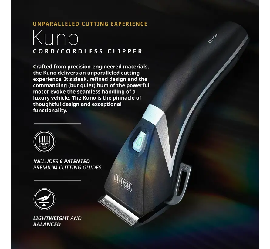 Kuno Tondeuse Corded/Cordless Clipper Black