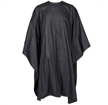 Sibel Kapmantel Boa Zwart met drukknopen