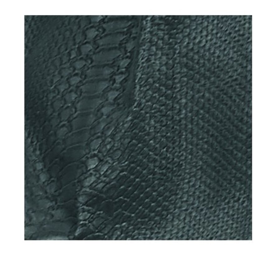 Kapmantel Boa Zwart met drukknopen