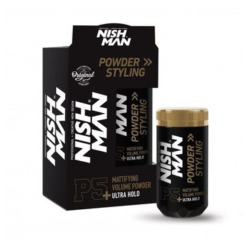 Nish Man P5 Mattifying Volume Powder ULTRA HOLD -  20 Gr.