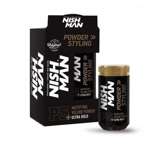 Nish Man P5 Mattifying Volume Powder ULTRA HOLD -  20 Gr.
