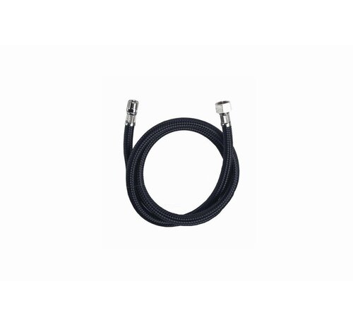Gamox Flexibele Slang Nylon Zwart 3/8 - 1/2 - 150cm