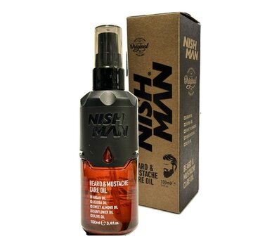 Nish Man Beard and Moustache Care Oil 100ml
