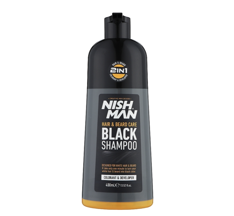Hair & Beard Care Black Shampoo 400ml