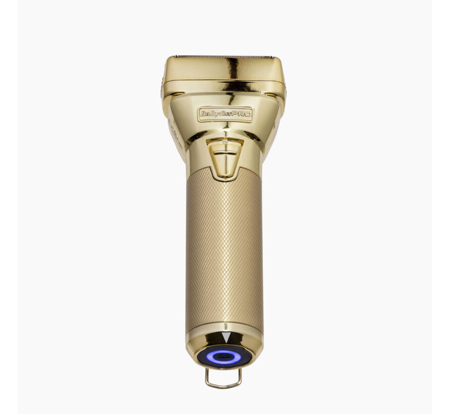FXONE All-Metal GOLD Foil Shaver + Gratis Extra Accu!