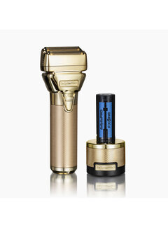 FXONE All-Metal GOLD Foil Shaver + Gratis Extra Accu!
