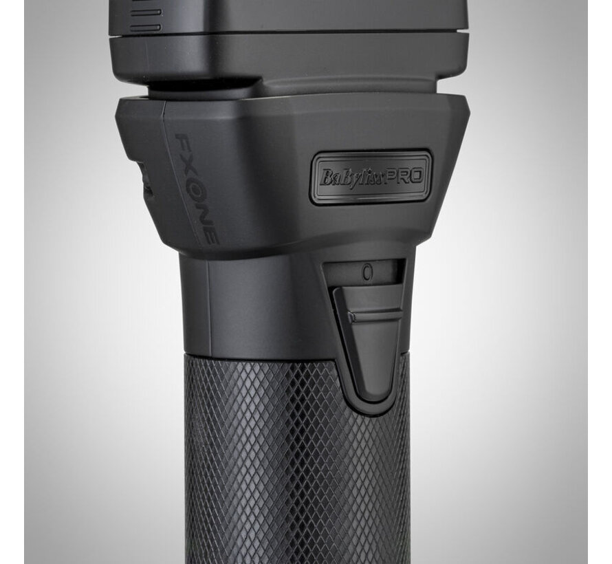 FXONE All-Metal BLACK Foil Shaver + Gratis Extra Accu!