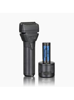 FXONE All-Metal BLACK Foil Shaver + Gratis Extra Accu!