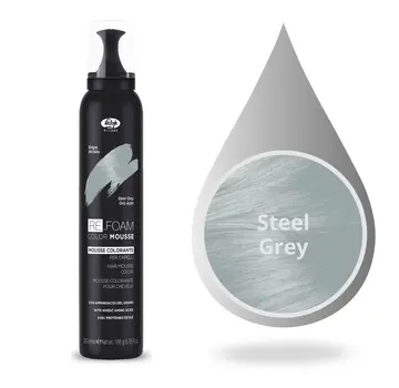 Lisap Refoam Color Mousse 23 - Staalgrijs