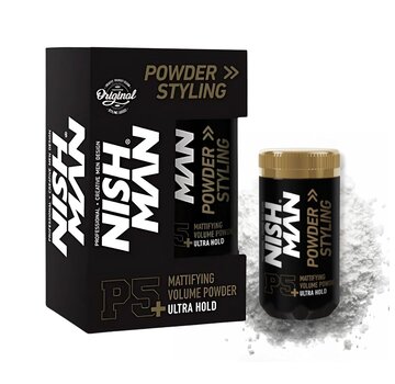 Nish Man P5 Mattifying Volume Powder ULTRA HOLD -  20 Gr.