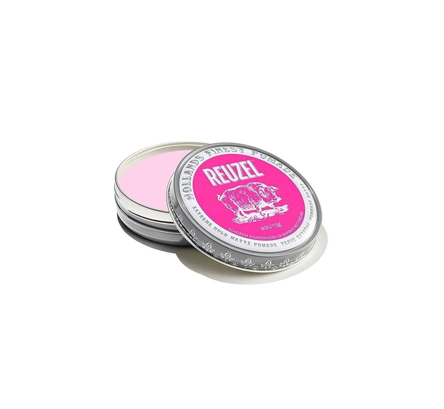 Pomade Extreme Hold Matte Pink 113g