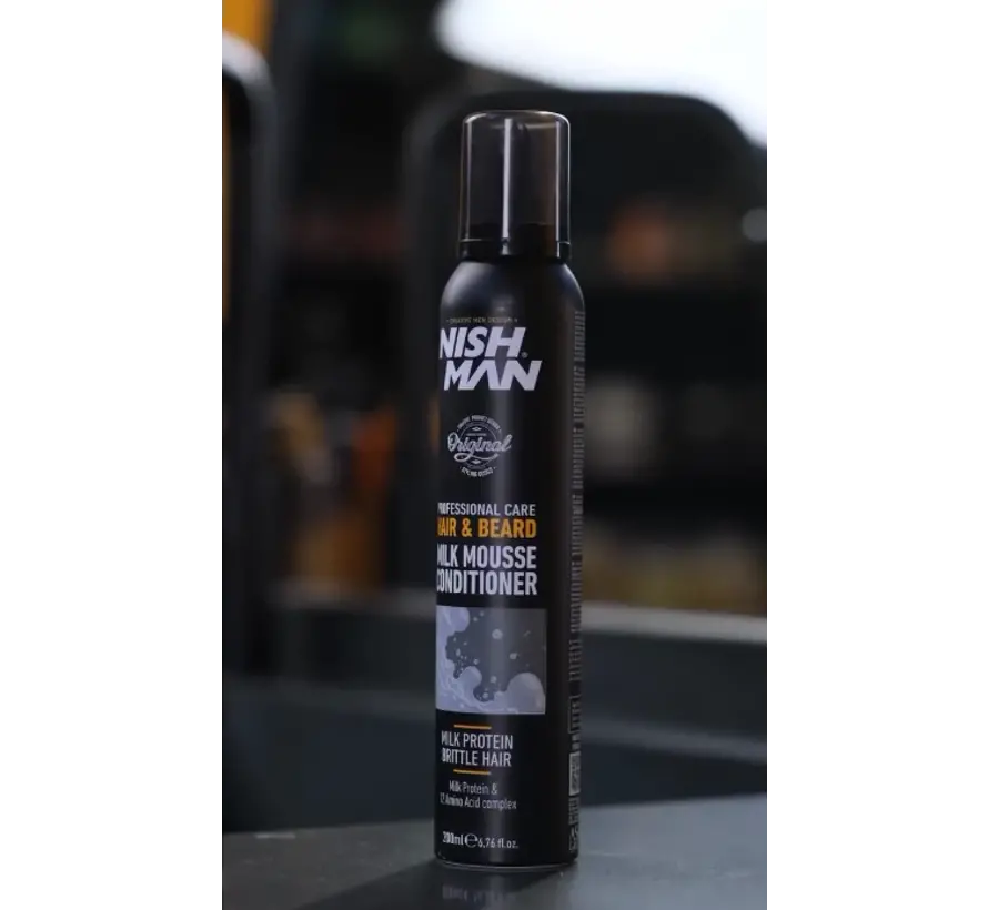 Hair & Beard Milk Mousse Conditioner 200ml