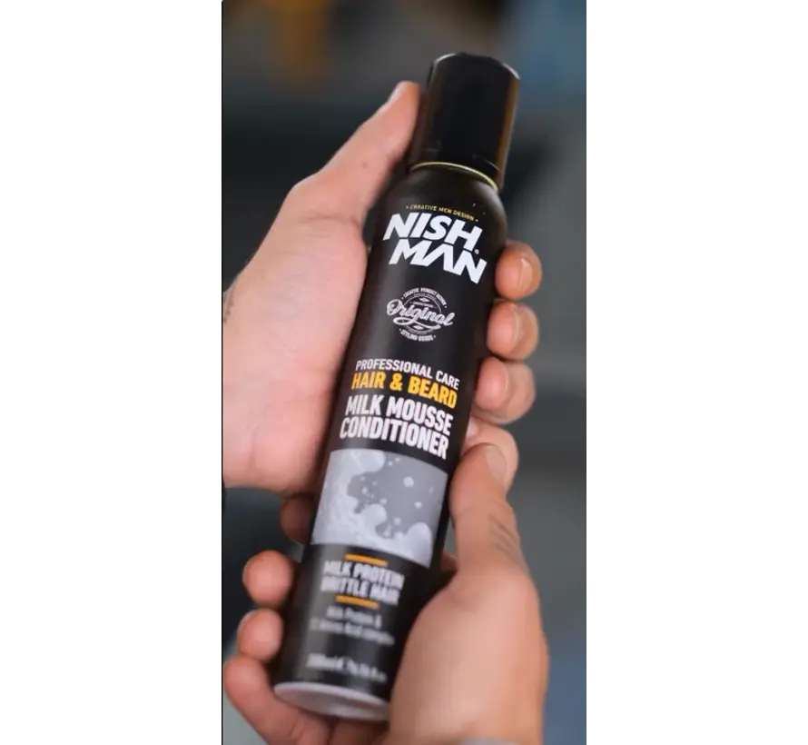 Hair & Beard Milk Mousse Conditioner 200ml