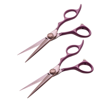 E-Kwip 2 x Burgundy Touch Kappersschaar+ 10 gratis Kapmantels