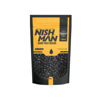 Nish Man Hard Wax Beans 500Gr. - Black