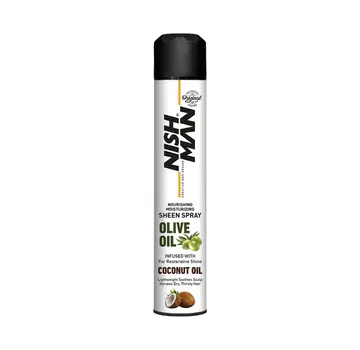 Nish Man Olive Oil Sheen Spray 400 ml