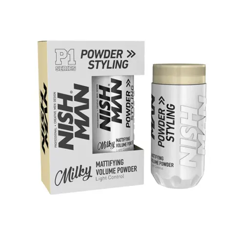 Nish Man P1  MILKY  - Mattifying Volume Powder Light Control 20Gr.
