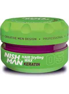 Nish Man Hair Styling Wax KERATIN 05 -  150ml