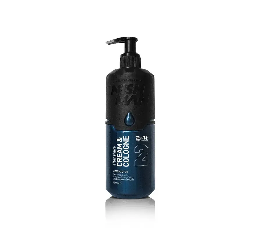Aftershave Cream & Cologne Arctic Blue 02- 400 ml