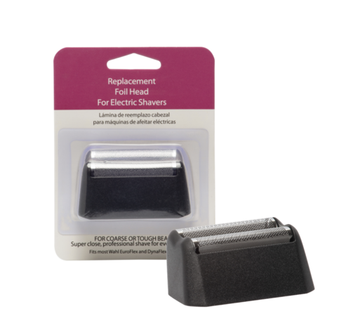 The Shave Factory  Black / Silver Replacement Foil Wahl Finale Shaver