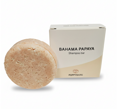 POPPYBARS Shampoo Bar Bahama Papaya 60gr