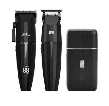 JRL Professional Black Onyx Clipper / Trimmer / Shaver Trio Set