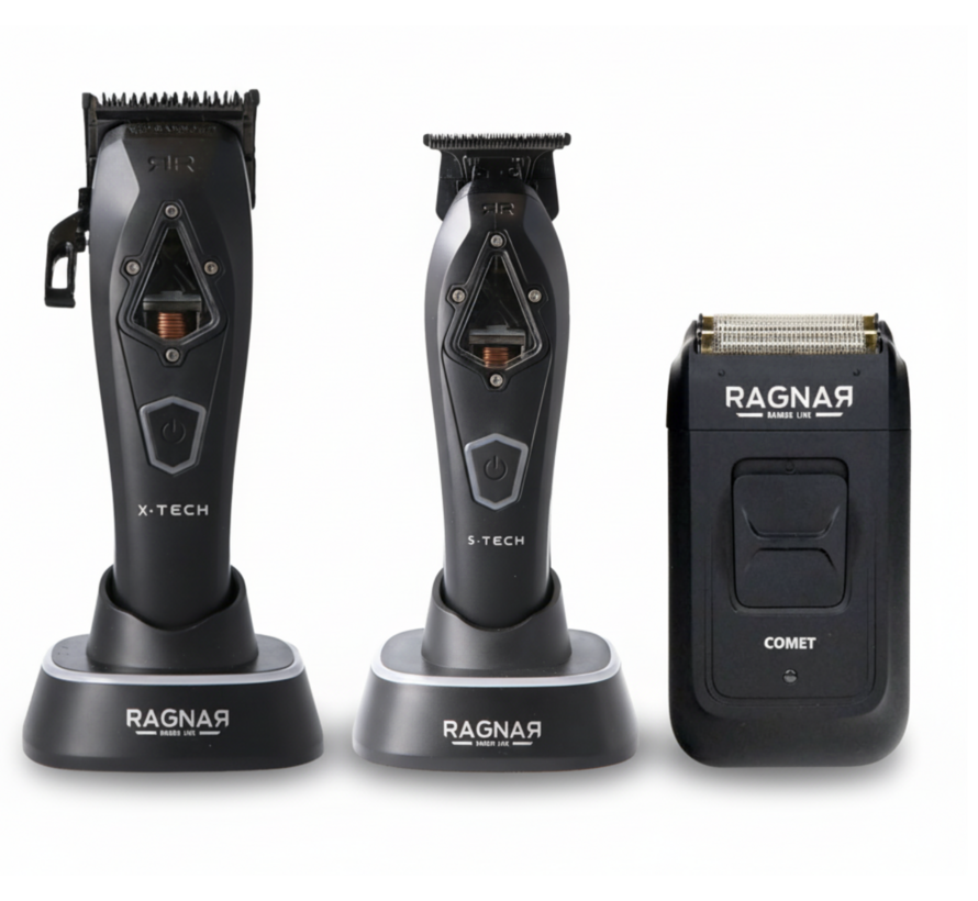 Trio Set X-Tech Tondeuse + S-Tech Trimmer  + Comet Shaver