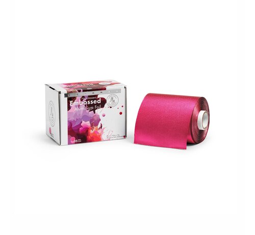 My Professional My Foil - Embossed Aluminium Foil - Hot Pink 100m
