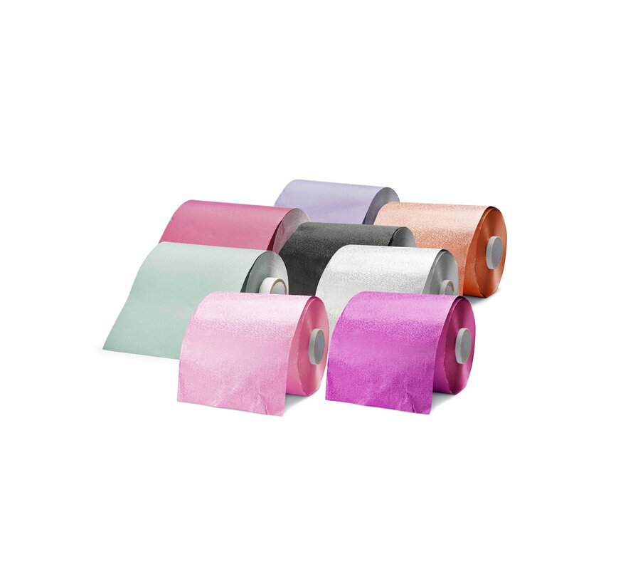 My Foil - Embossed Aluminium Foil - Bubble Gum Pink 100m