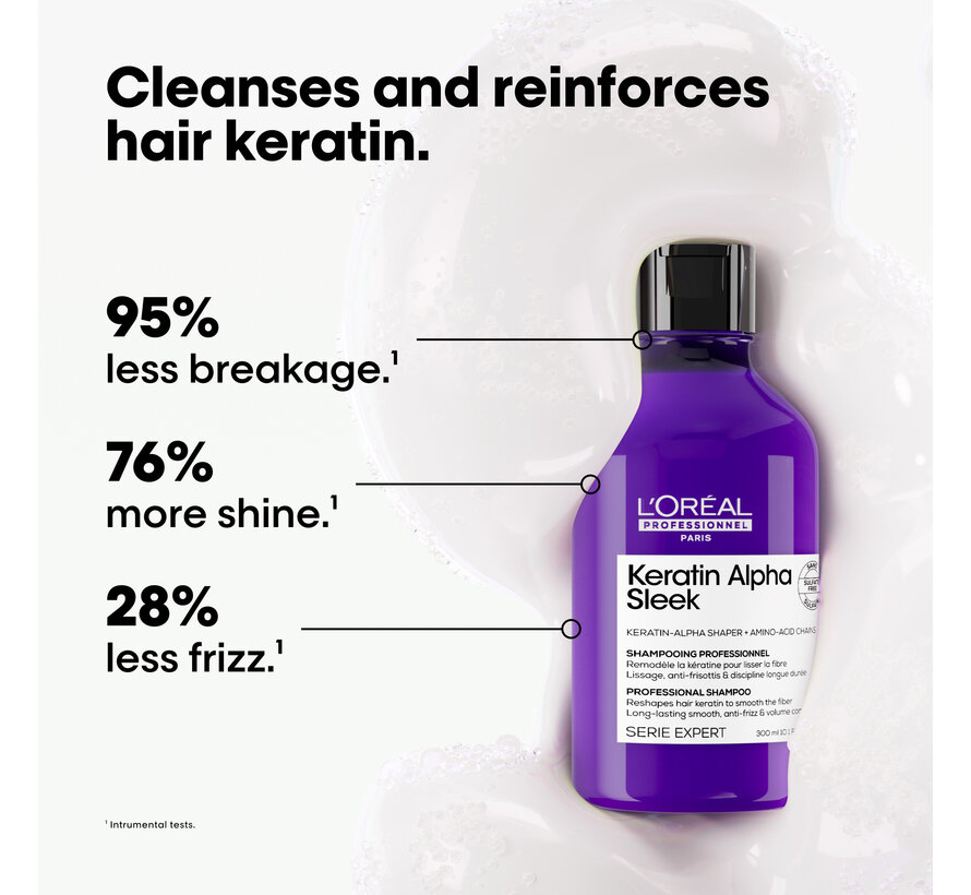 Keratin Alpha Sleek Shampoo 300ml