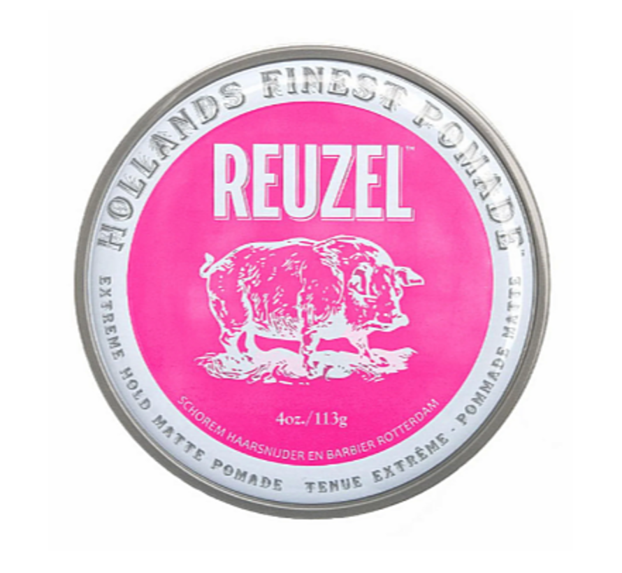 Pomade Extreme Hold Matte Pink 113g