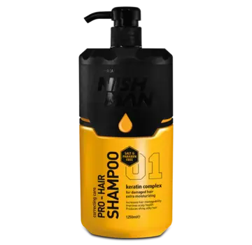 Nish Man Shampoo Zout en Parabeenvrij 1250 ml