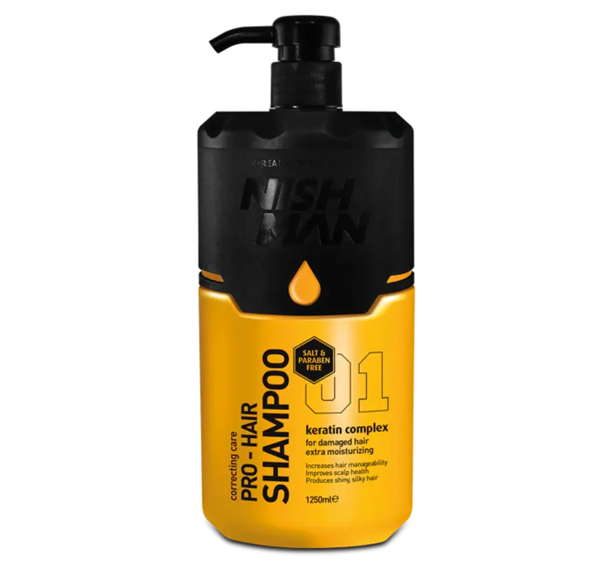 Shampoo Zout en Parabeenvrij 1250 ml