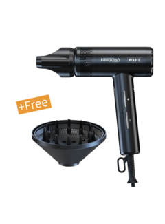 Wahl Haardroger Vanquish Compact Zwart + Gratis Diffuser