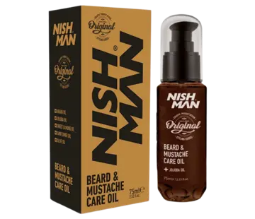 Nish Man Beard and Moustache Care Oil 75ml