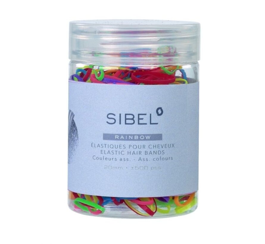 RAINBOW Elastiekjes Color 500 stuks