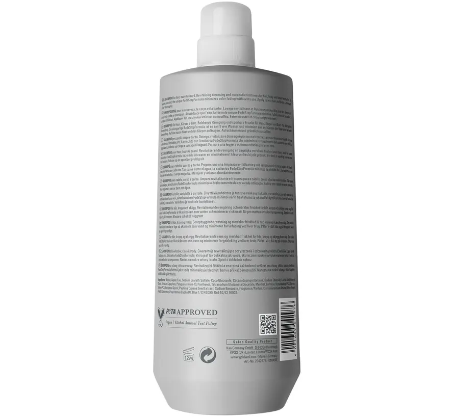 Dualsenses Men Hair & Body Shampoo 1000ml