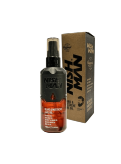 Nish Man Beard and Moustache Care Oil 100ml