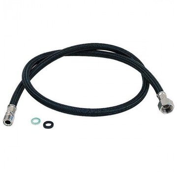 Sibel Flexibele Slang Nylon Zwart 3/8 - 1/2 - 120cm