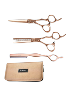 E-Kwip Kirei Matt-Rose Kappersscharen Set