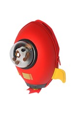 Childerns backpack Rocket ship (Red)