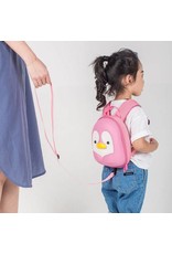 Toddlers backpack Penguin (Pink)