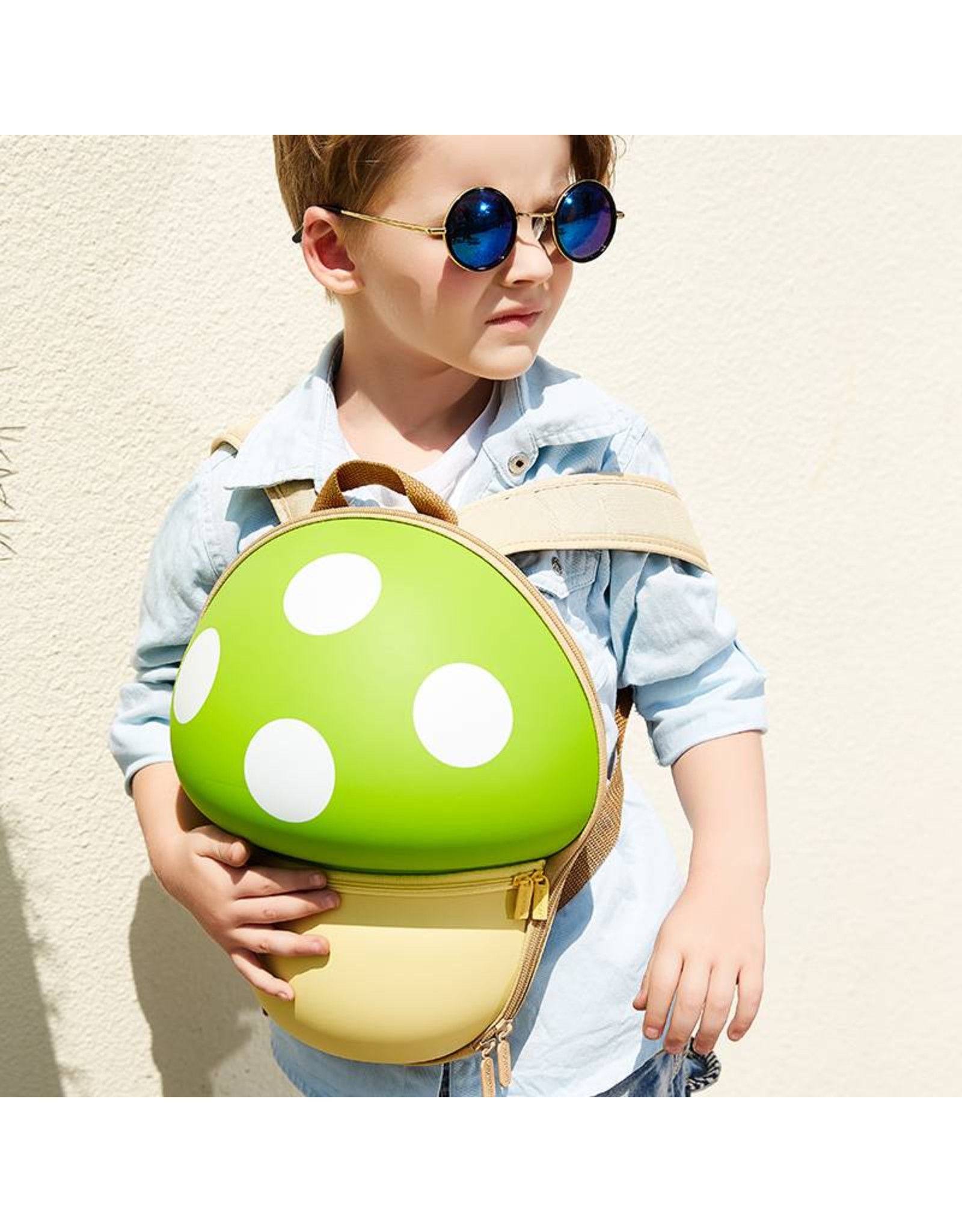 Childerns backpack Mushroom (Green)