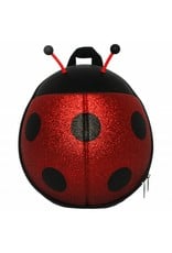 Toddler backpack Ladybug (Red-Glitter)