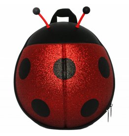 Toddler backpack Ladybug (Red-Glitter)